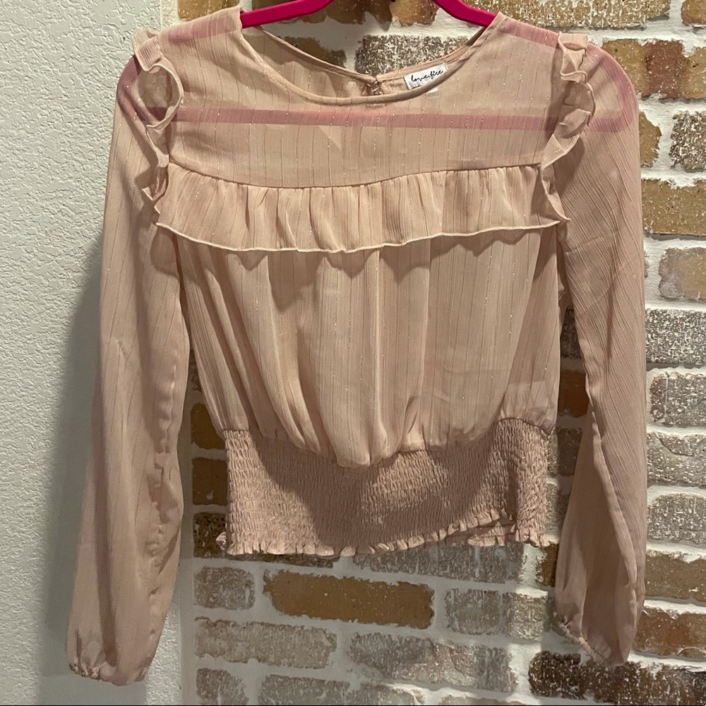 Light pink blouse